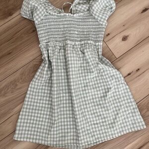 Pacsun plaid cottagecore dress